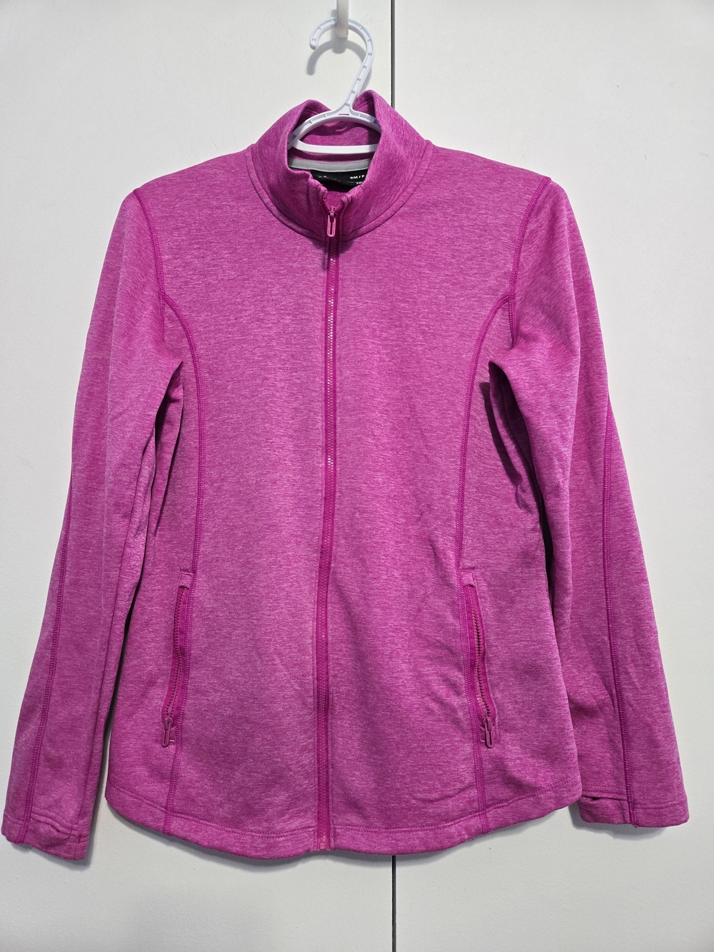 Under Armour ColdGear Pink Full Zip Jacket Small Petite Athletic